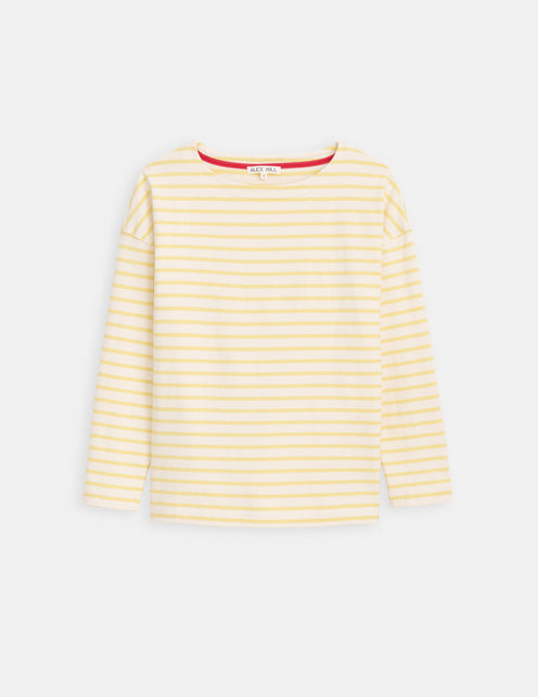 Avignon Striped Tee In Cotton