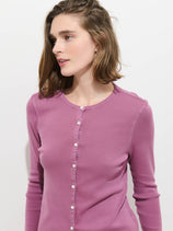 Scout Cardigan in Cotton Rib