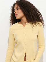 Scout Cardigan in Cotton Rib