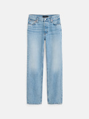 Jane Mid Rise Straight Jean In Kyoto Wash