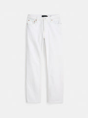Jane Mid Rise Straight Jean In Shiro White Wash