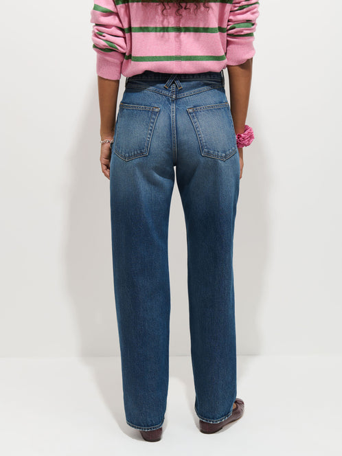 Violet Mid Rise Relaxed Jean