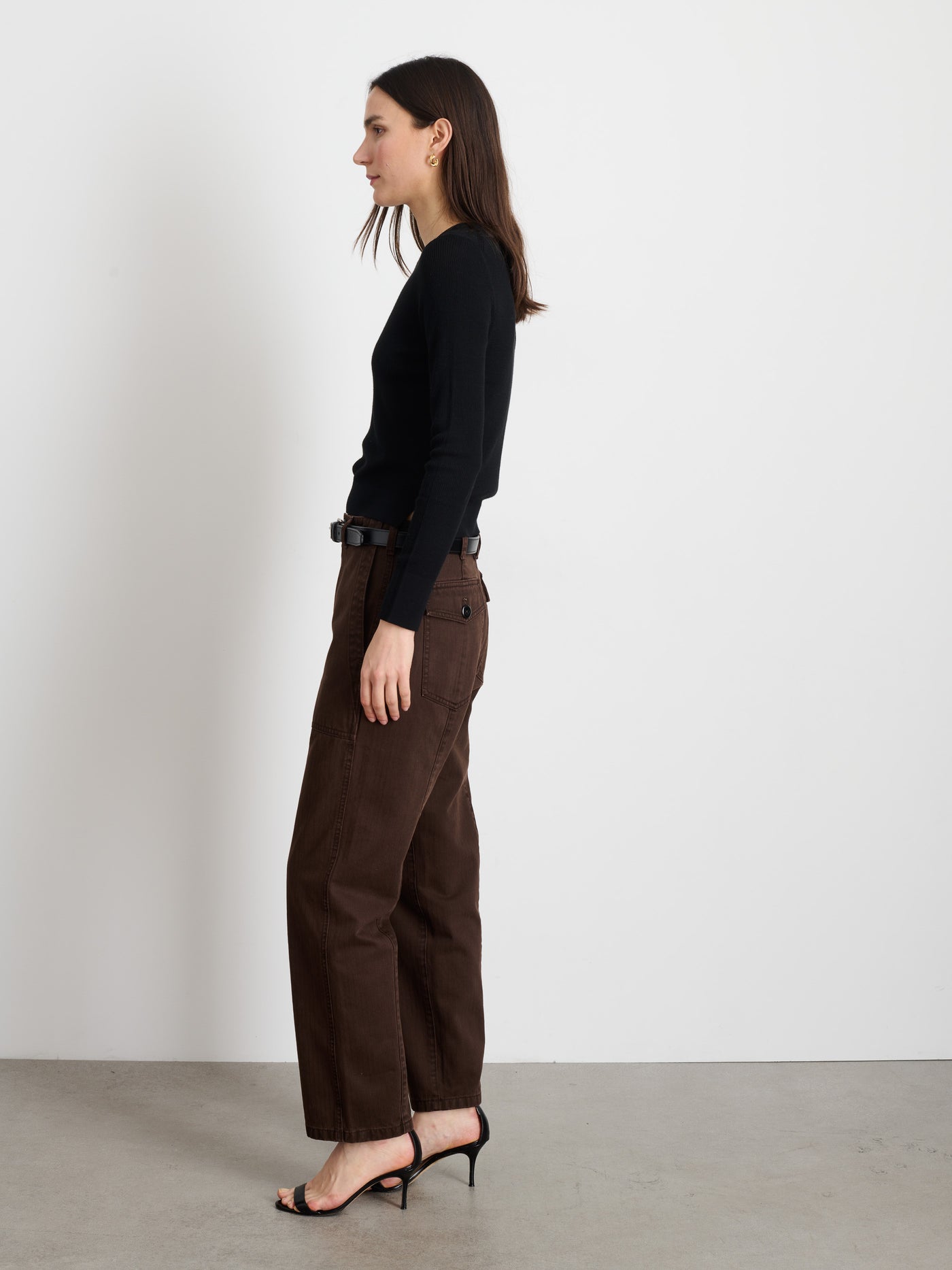 Neil Pant In Herringbone