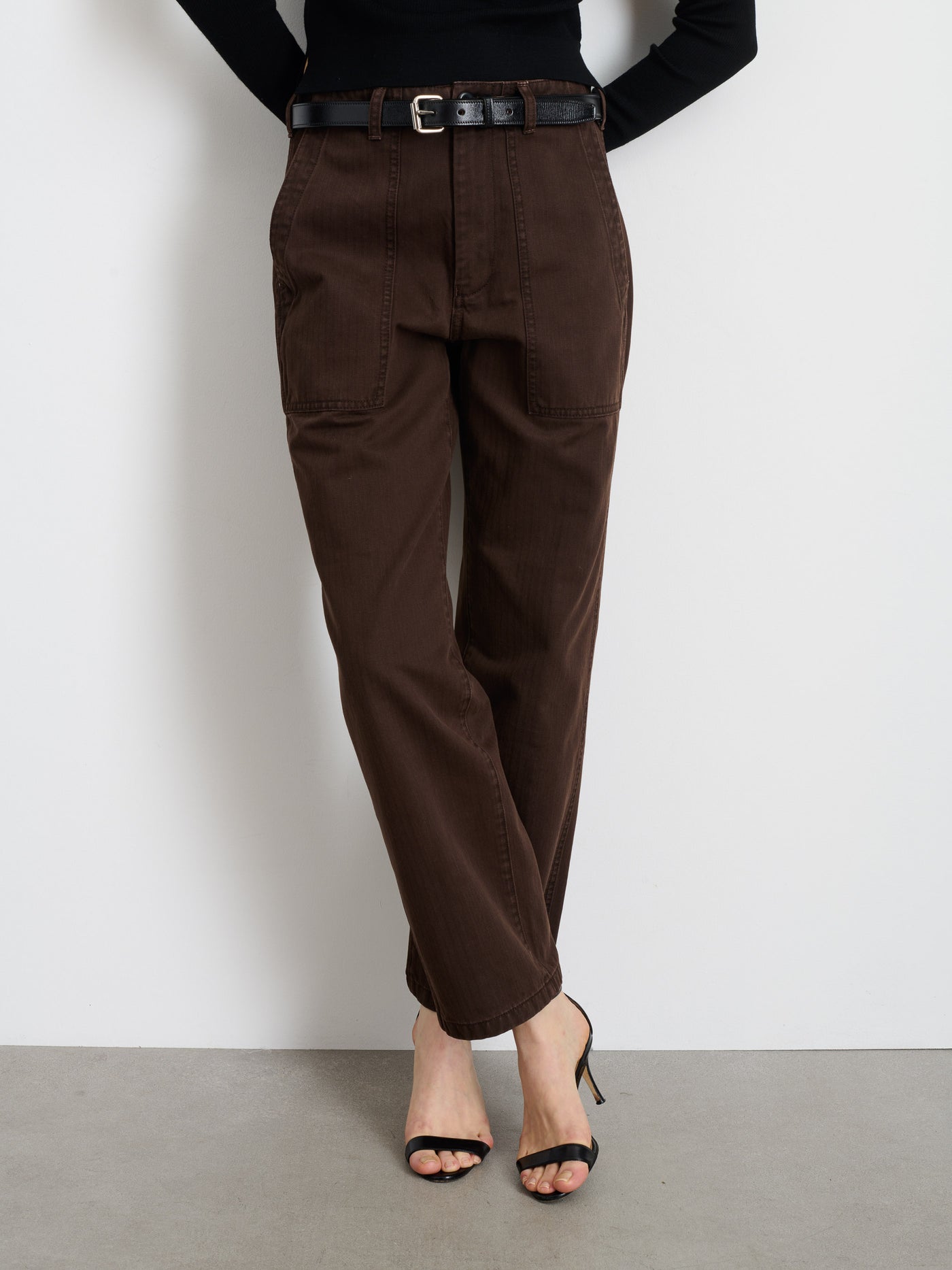 Neil Pant In Herringbone