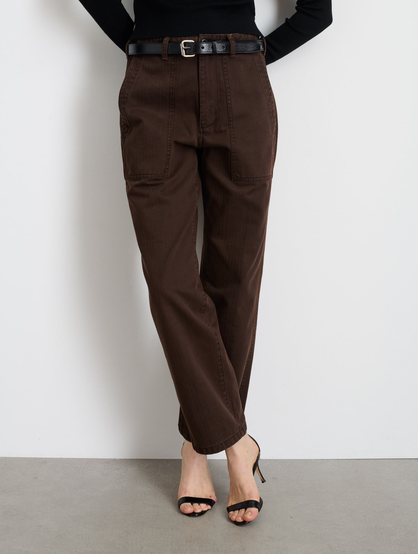 Neil Pant In Herringbone