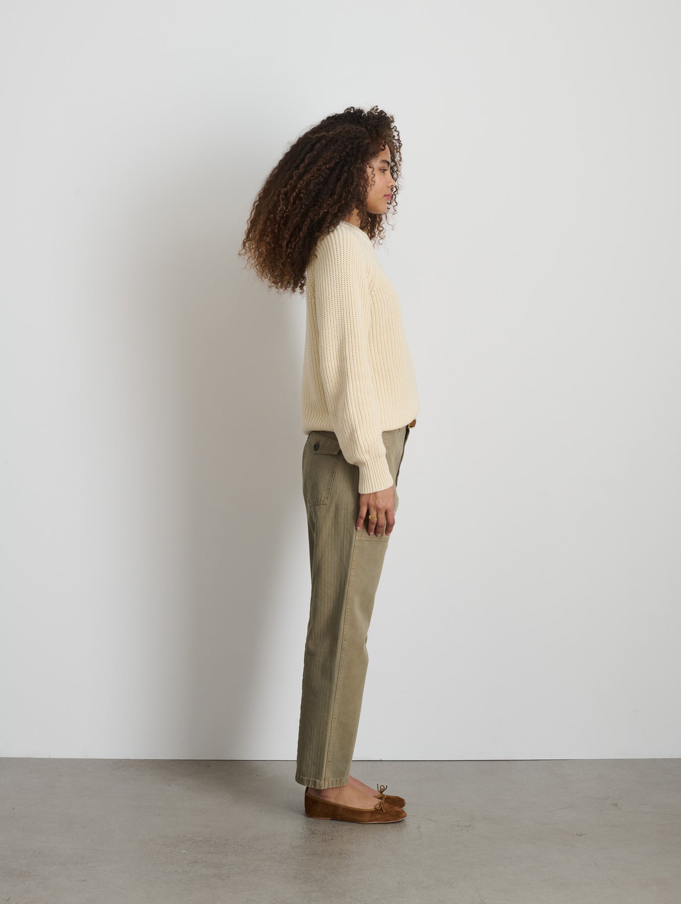 Neil Pant In Herringbone