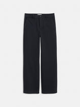 Marci Trouser In Twill In Washed Black