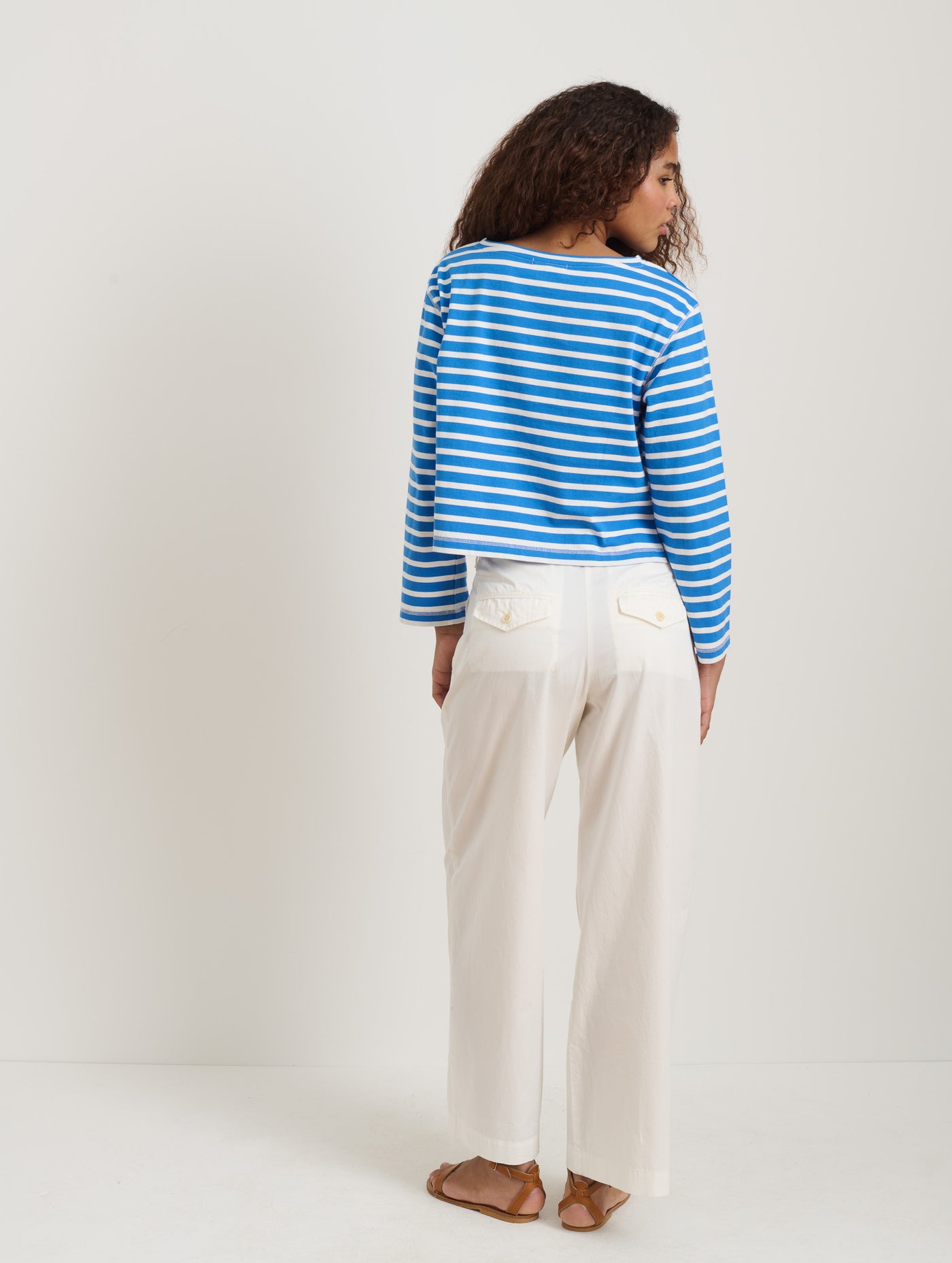 Ina Pleated Pant In Summer Twill