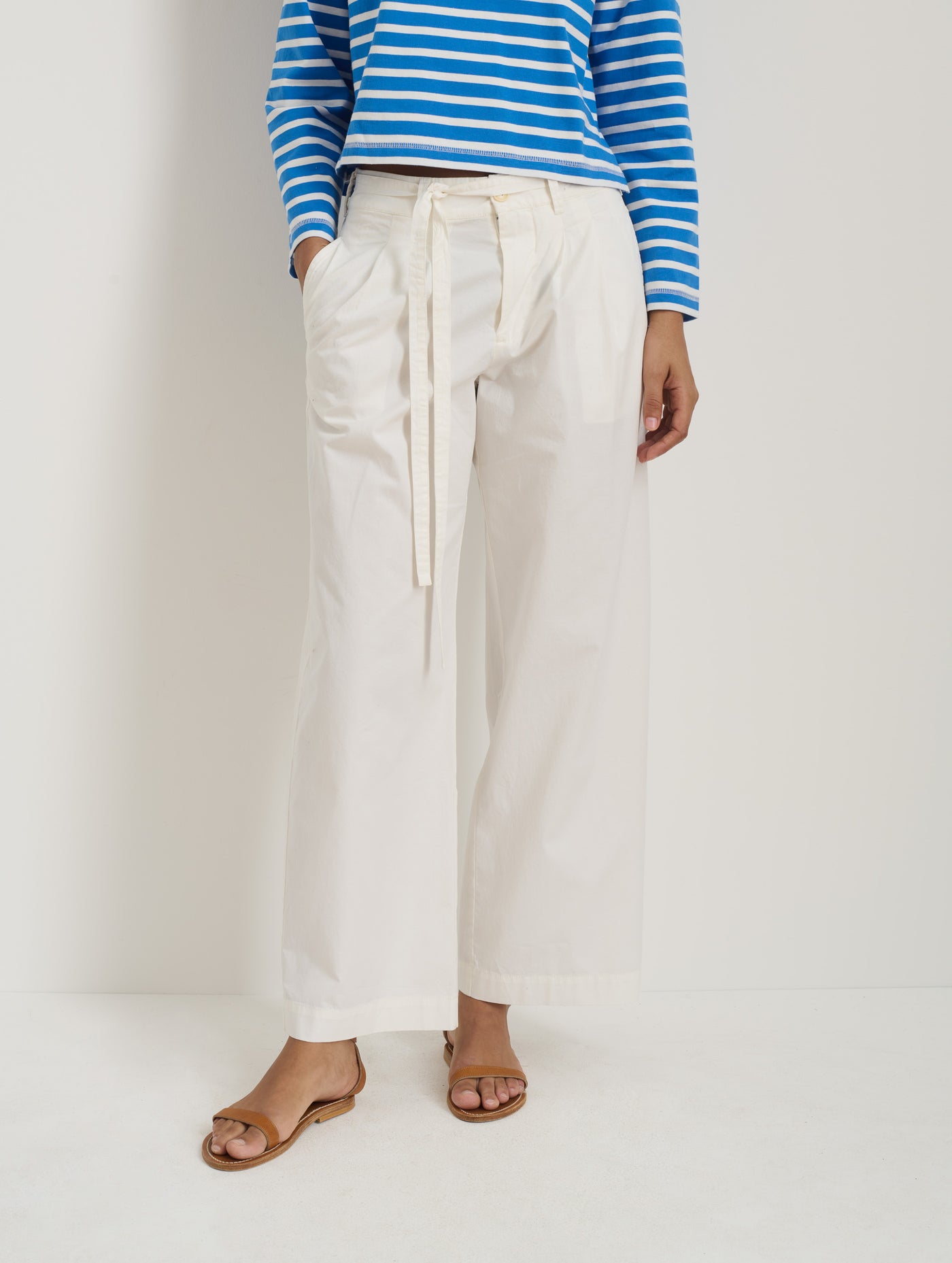 Ina Pleated Pant In Summer Twill