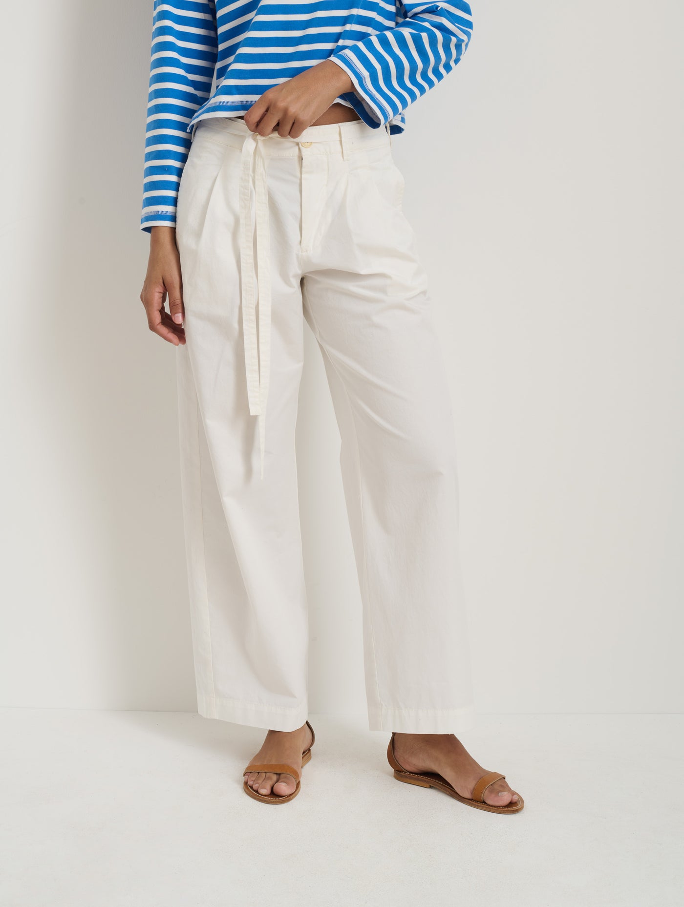 Ina Pleated Pant In Summer Twill