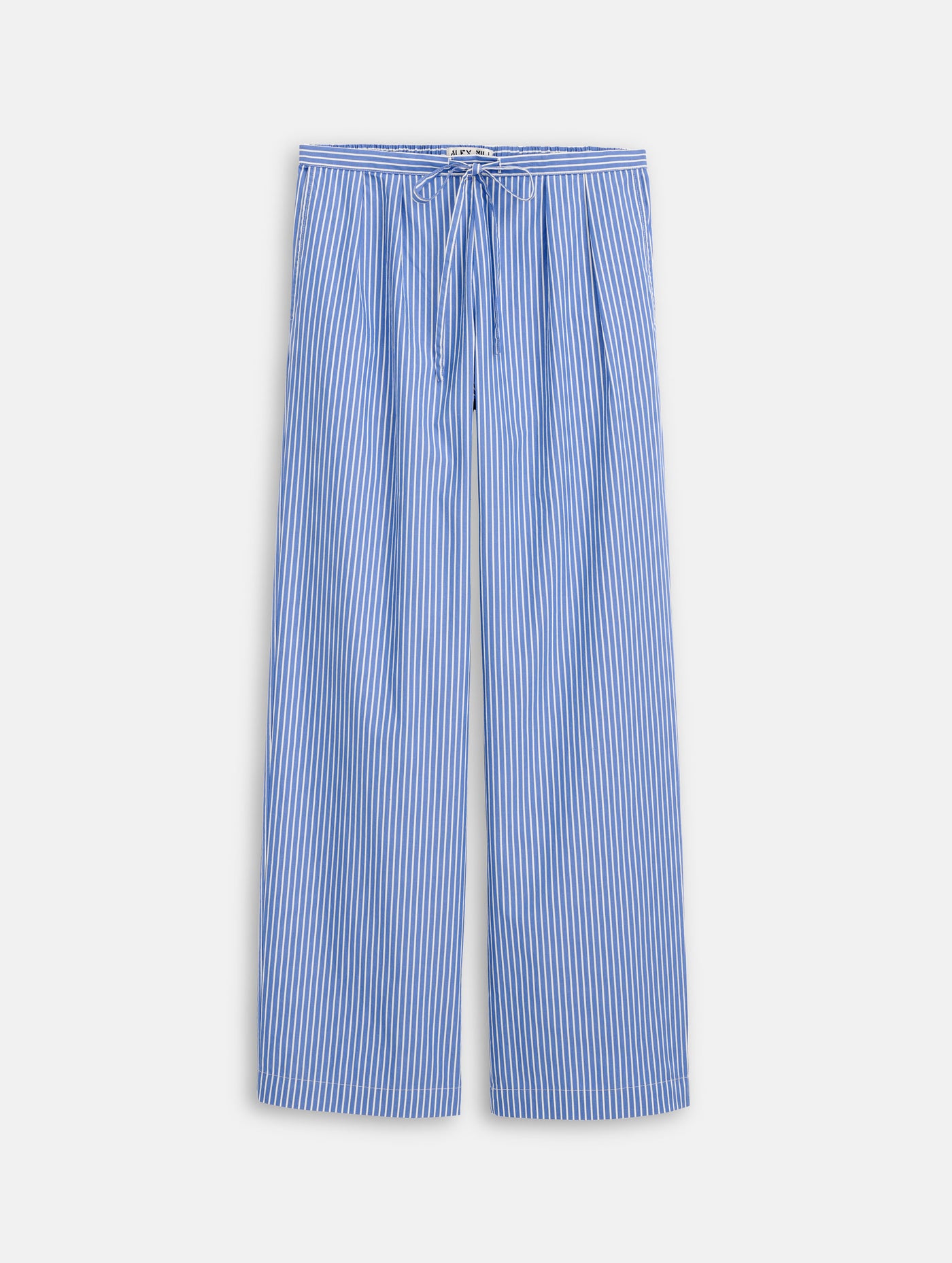 Hudson Pull On Striped Pant In Poplin