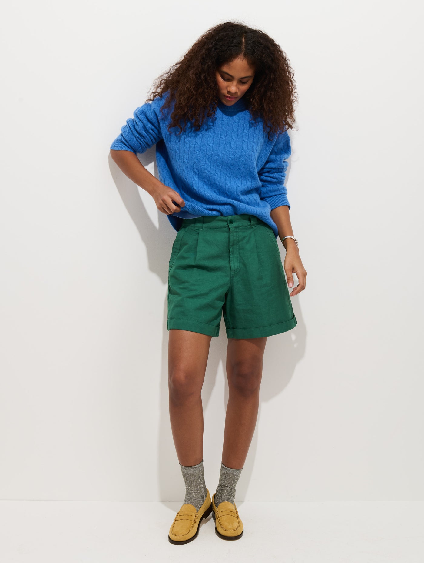 Lucie Short In Linen Cotton