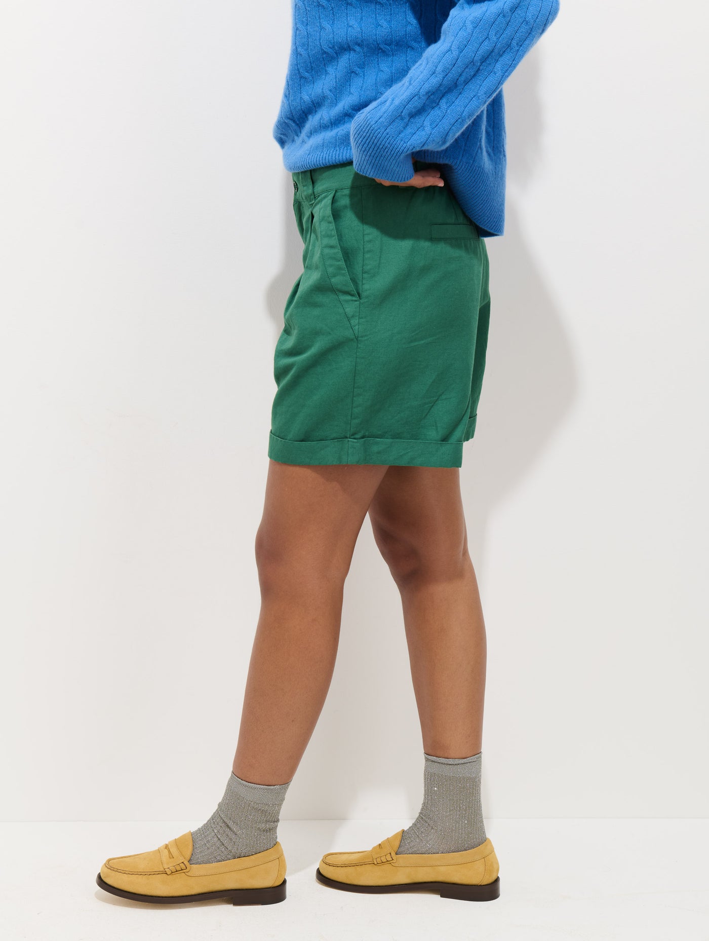 Lucie Short In Linen Cotton