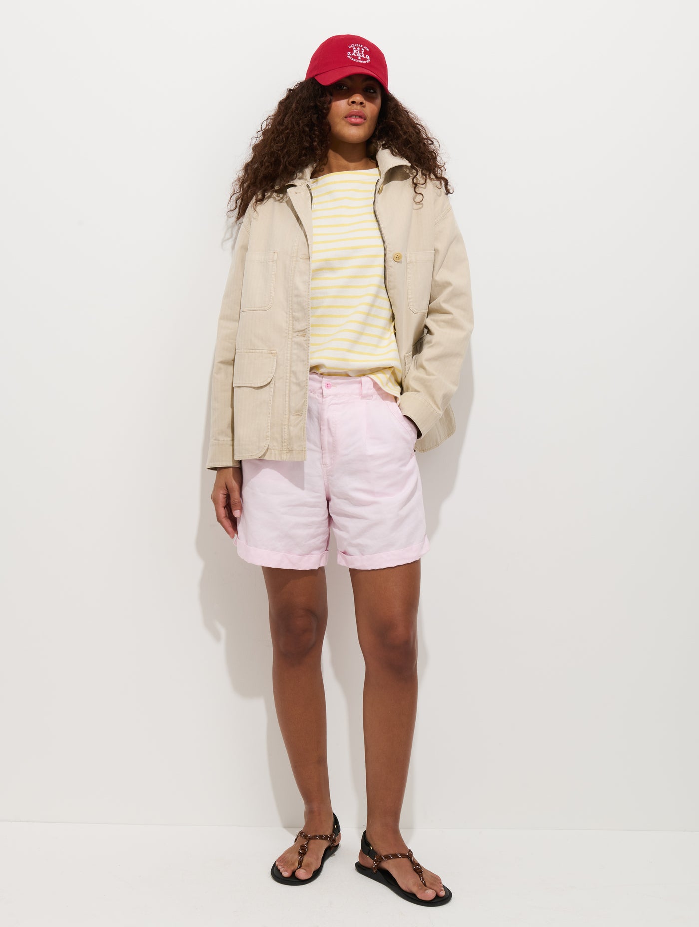 Lucie Short In Linen Cotton