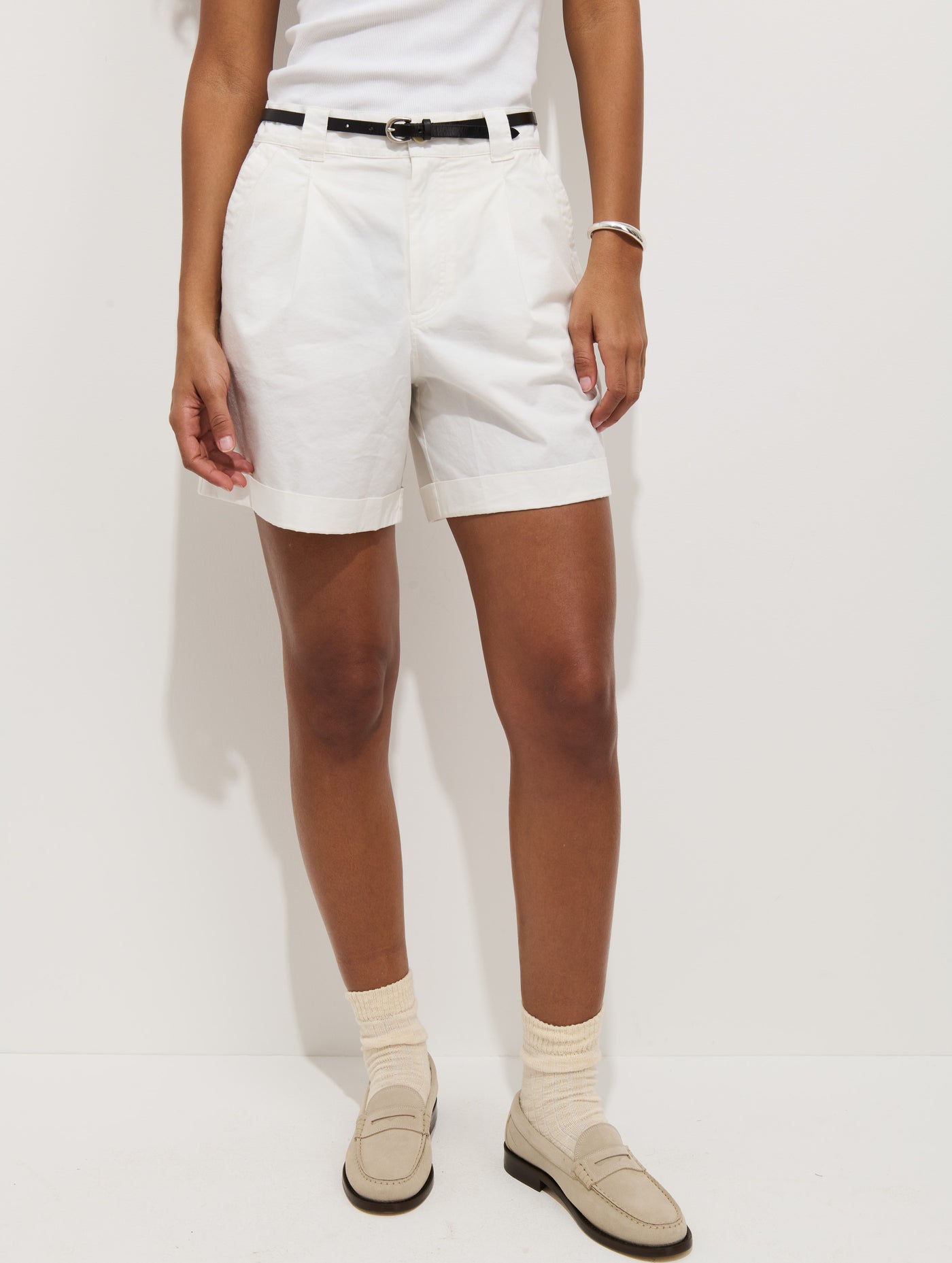 Lucie Short In Linen Cotton