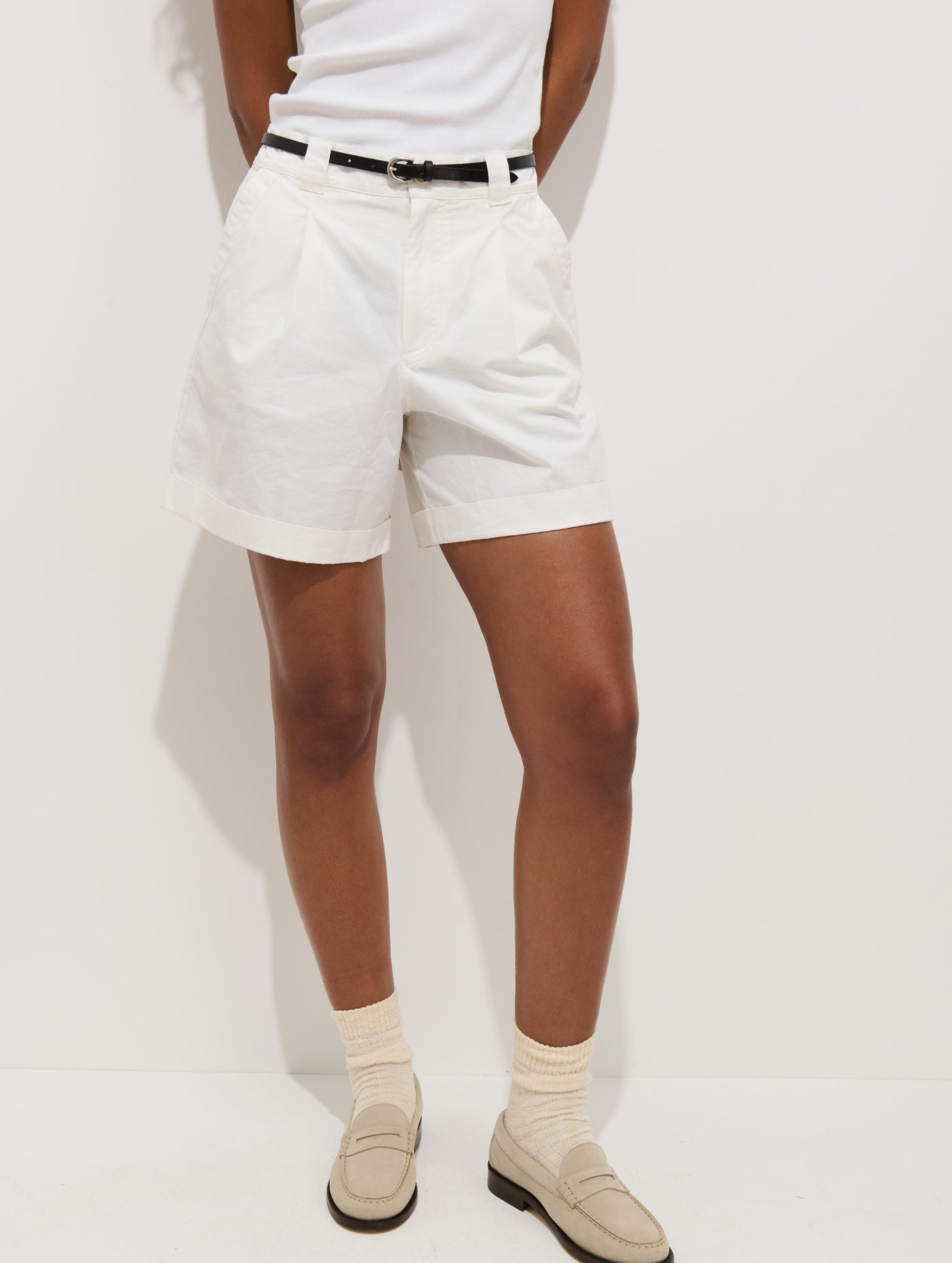 Lucie Short In Linen Cotton