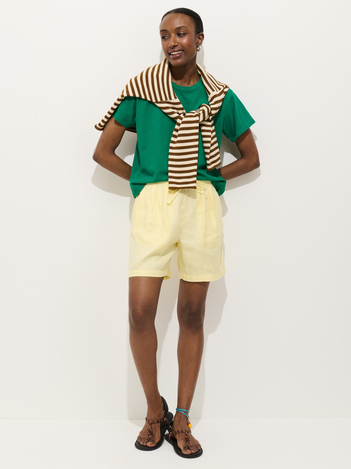 Garcon Tee In Linen Cotton