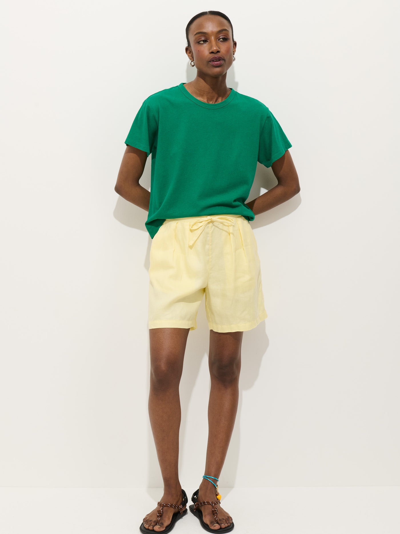 Garcon Tee In Linen Cotton