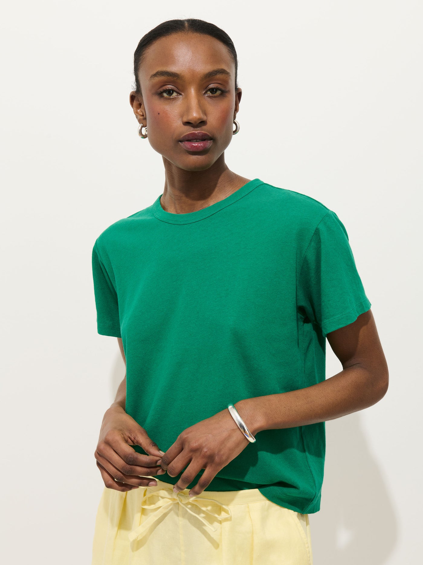 Garcon Tee In Linen Cotton