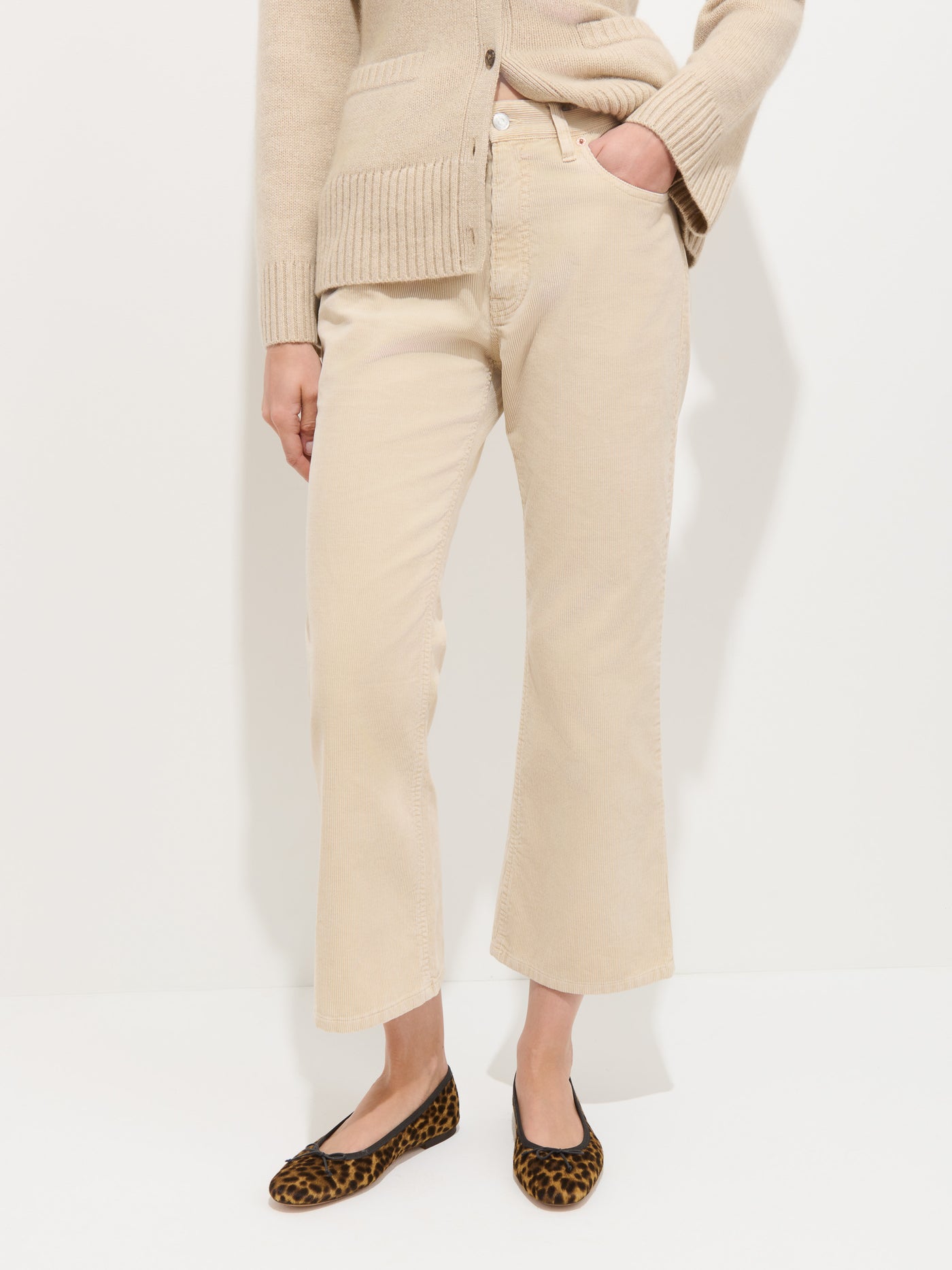 Bessette Midrise Jean in Corduroy