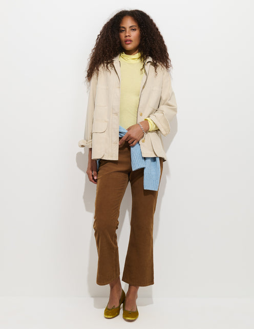 Bessette Mid-rise Jean in Corduroy
