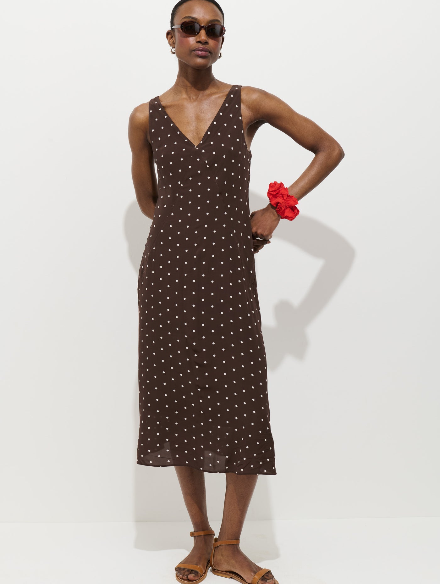 crop midi dress English Factory