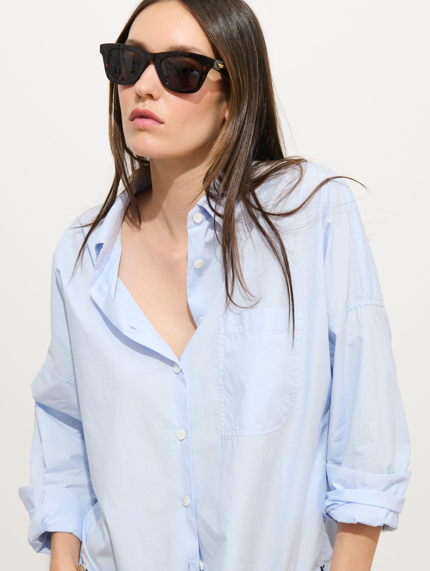 Jo Shirt In Cotton Poplin