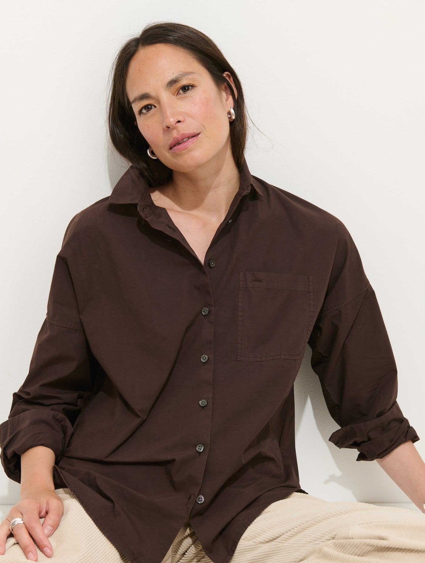 Jo Shirt In Cotton Poplin