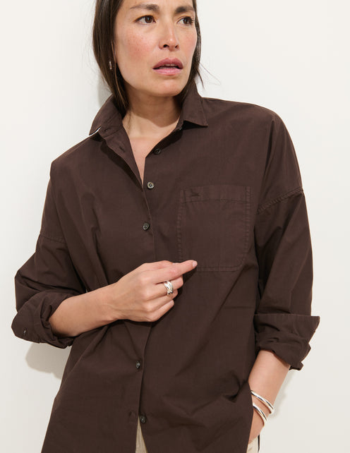Jo Shirt In Cotton Poplin