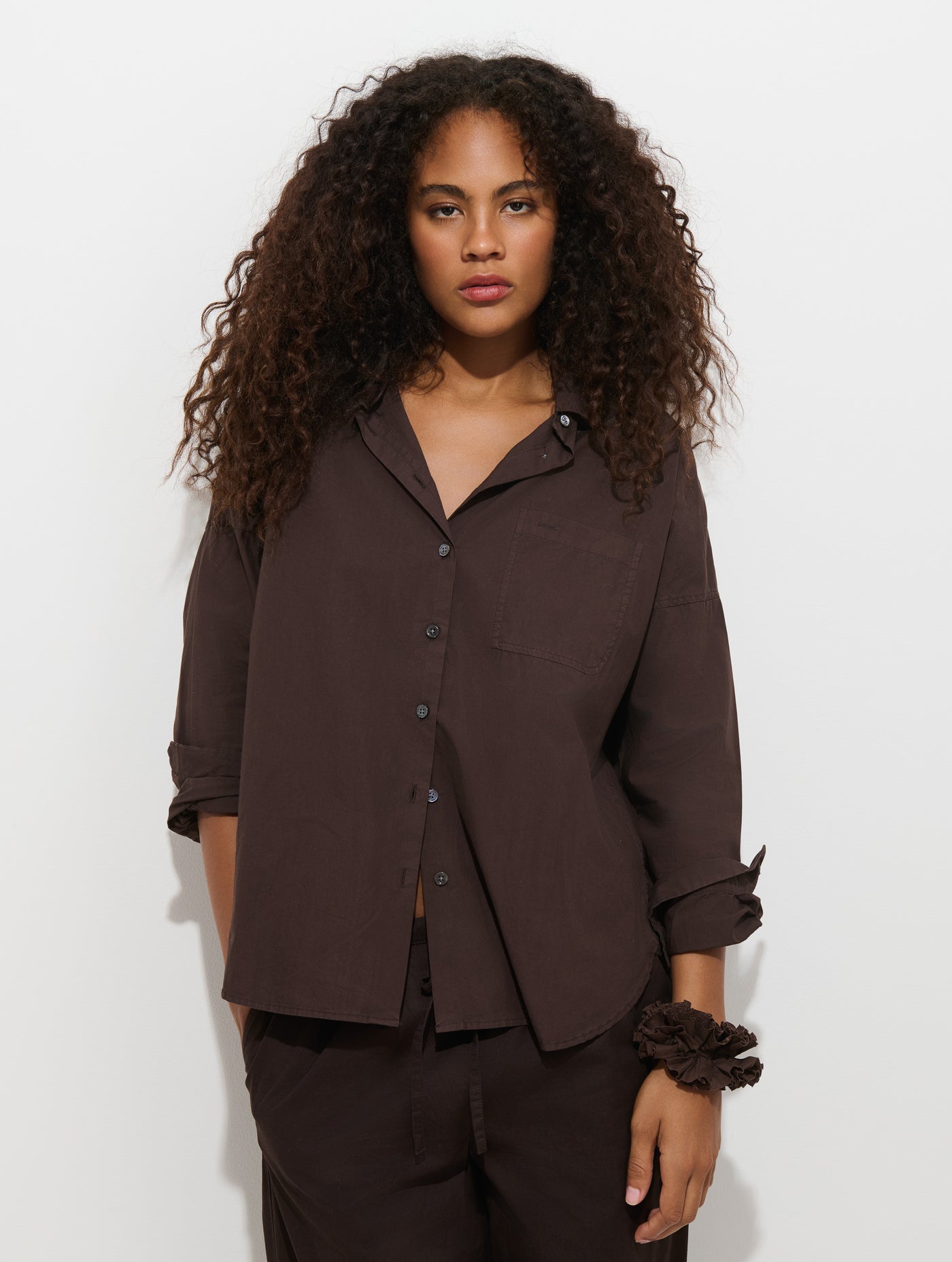 Jo Shirt In Cotton Poplin – Alex Mill