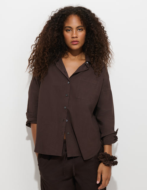 Jo Shirt In Cotton Poplin