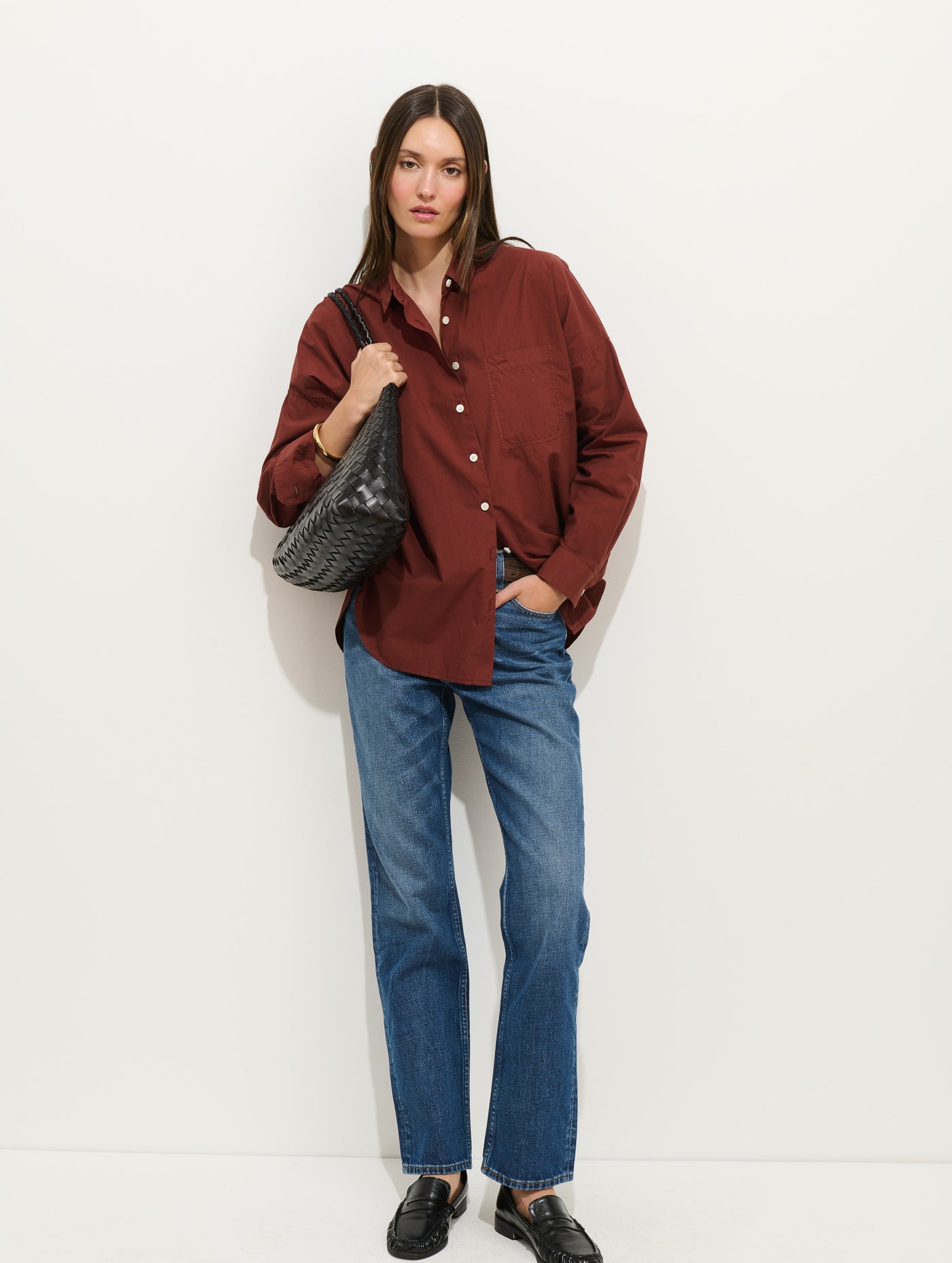 Jo Shirt In Cotton Poplin