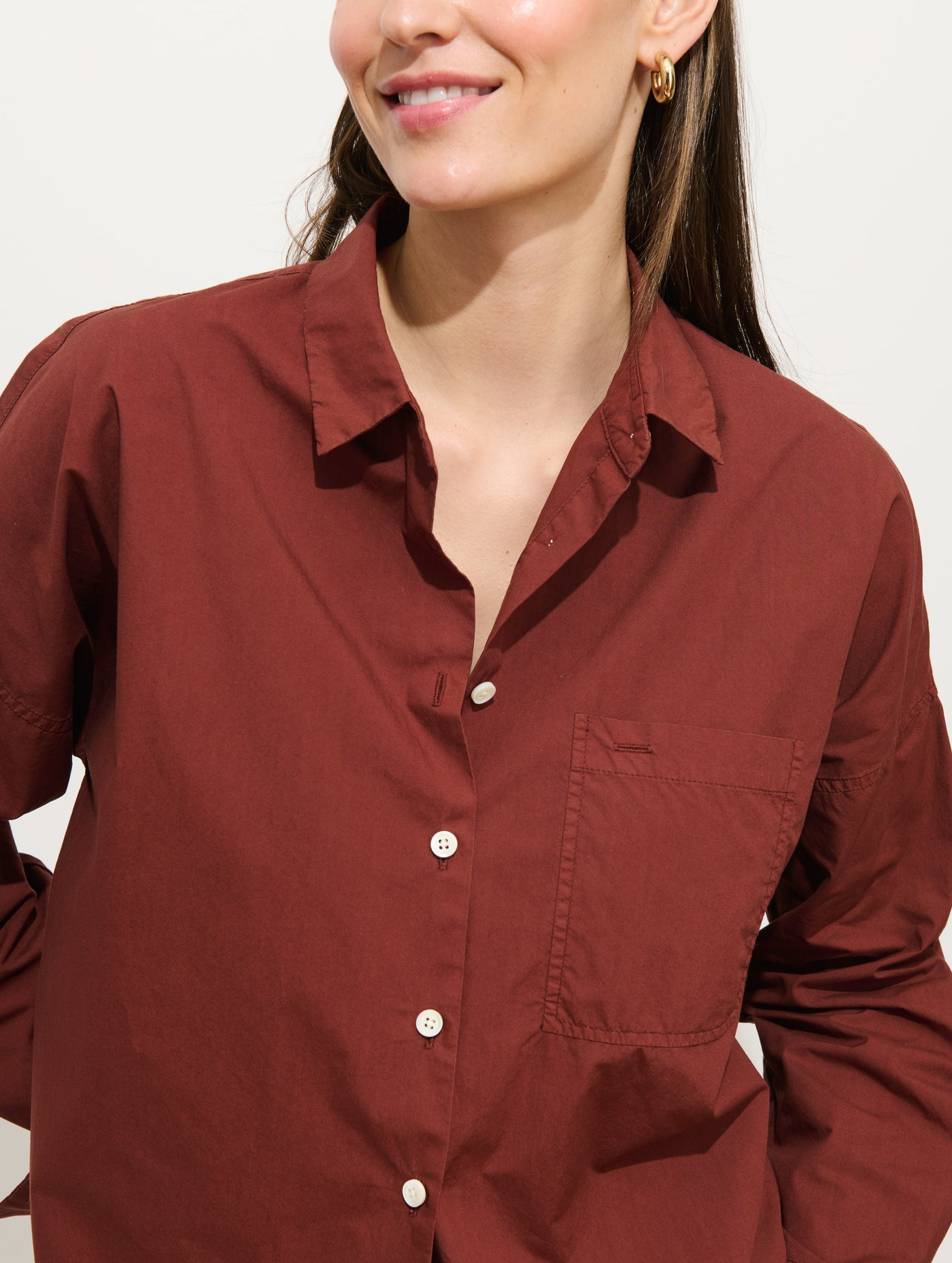 Jo Shirt In Cotton Poplin