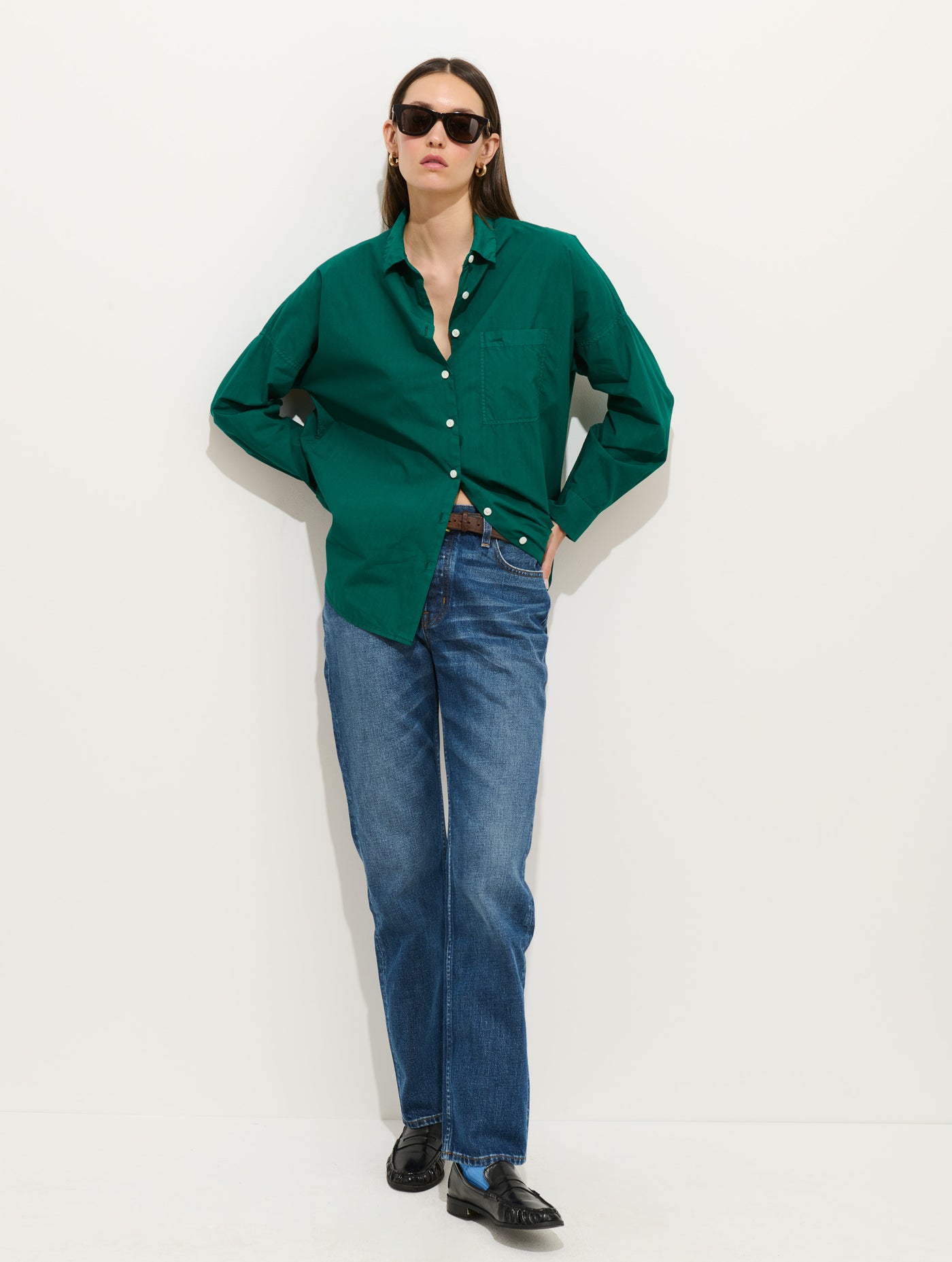 Jo Shirt In Cotton Poplin