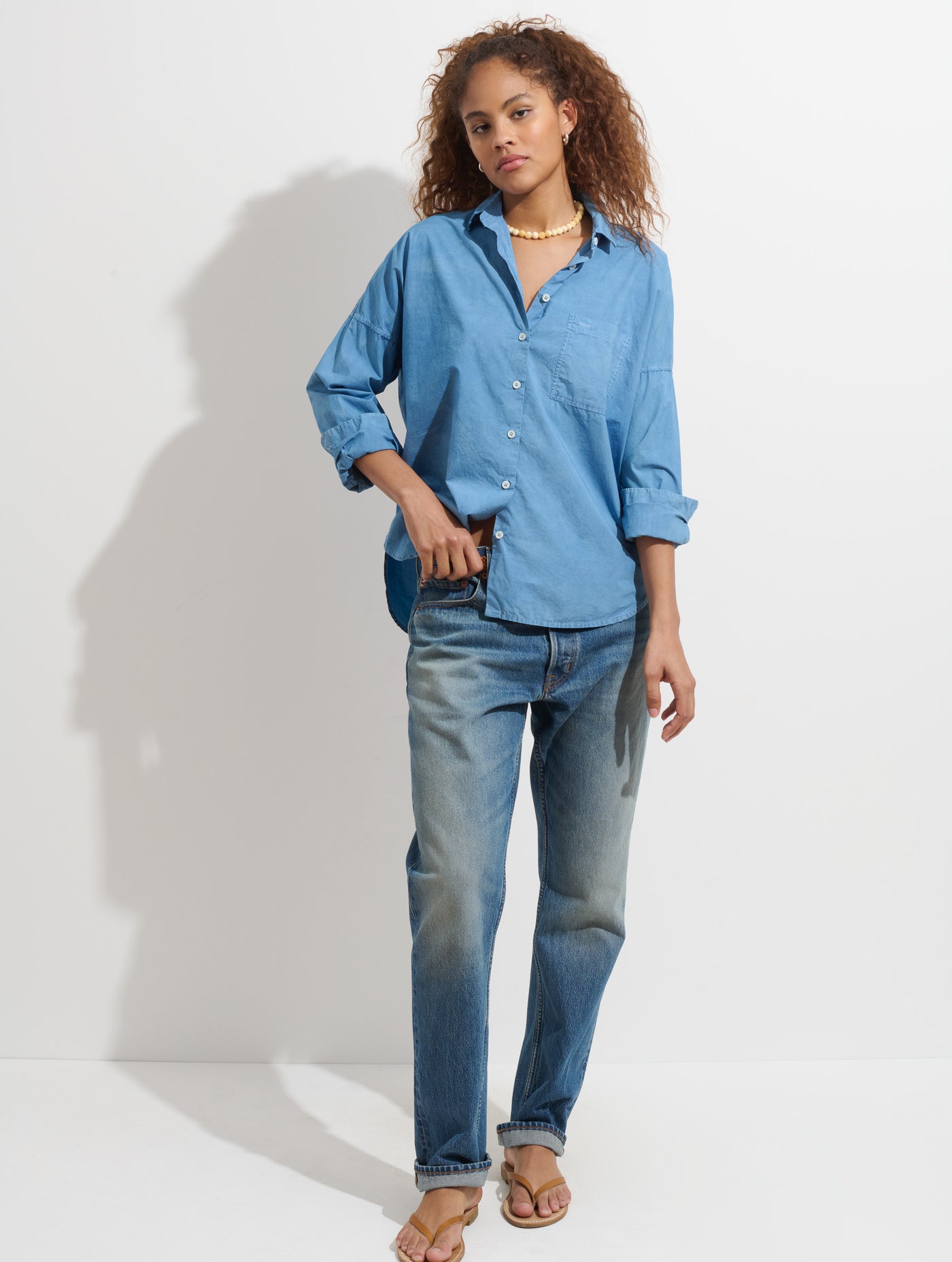 Jo Shirt In Botanical Dye