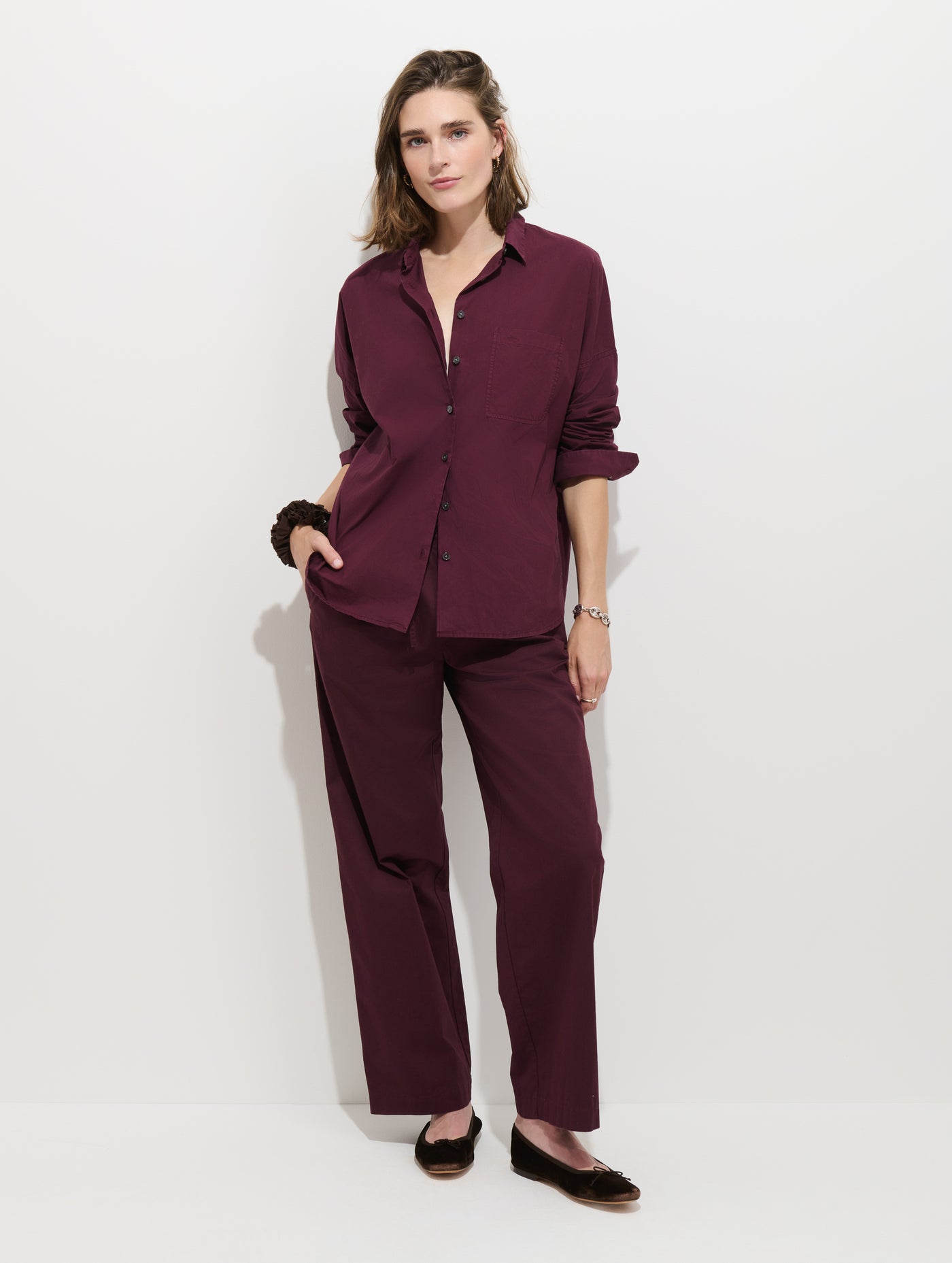 Jo Shirt In Cotton Poplin