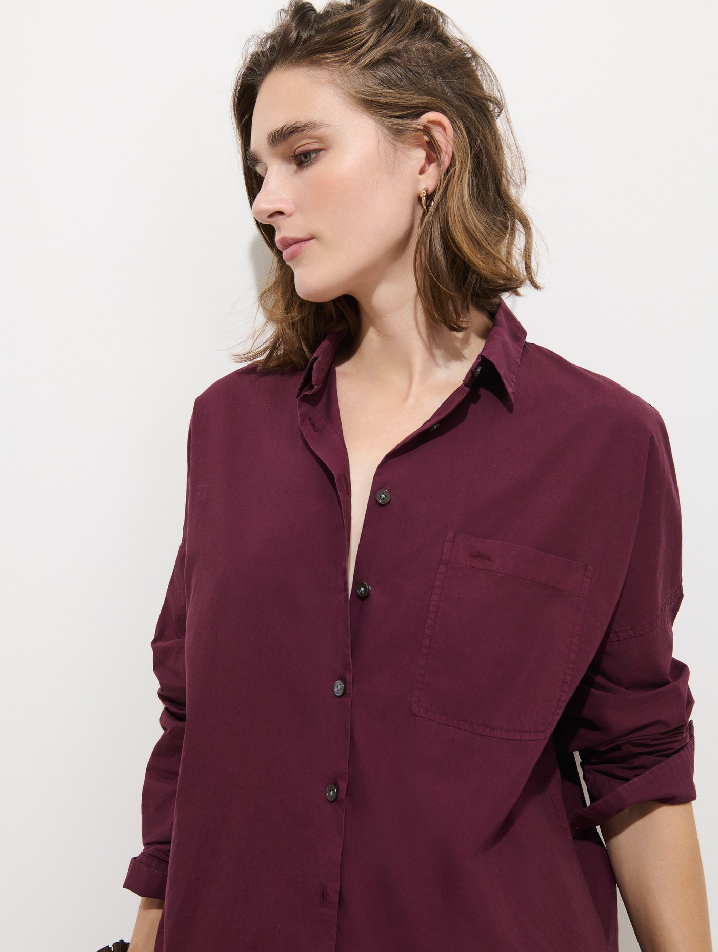 Jo Shirt In Cotton Poplin
