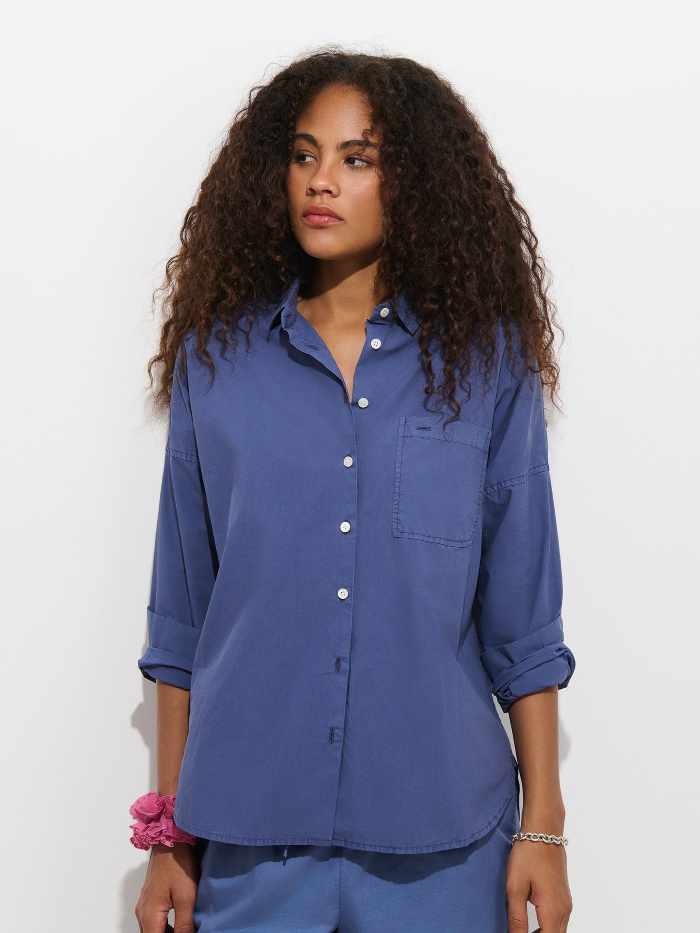 Jo Shirt In Cotton Poplin