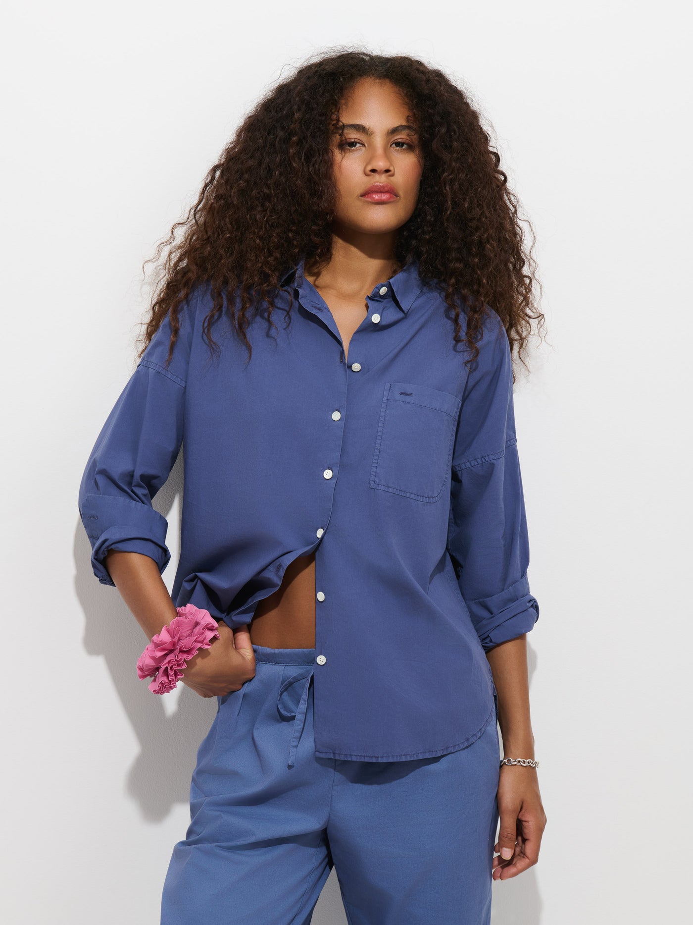 Jo Shirt In Cotton Poplin