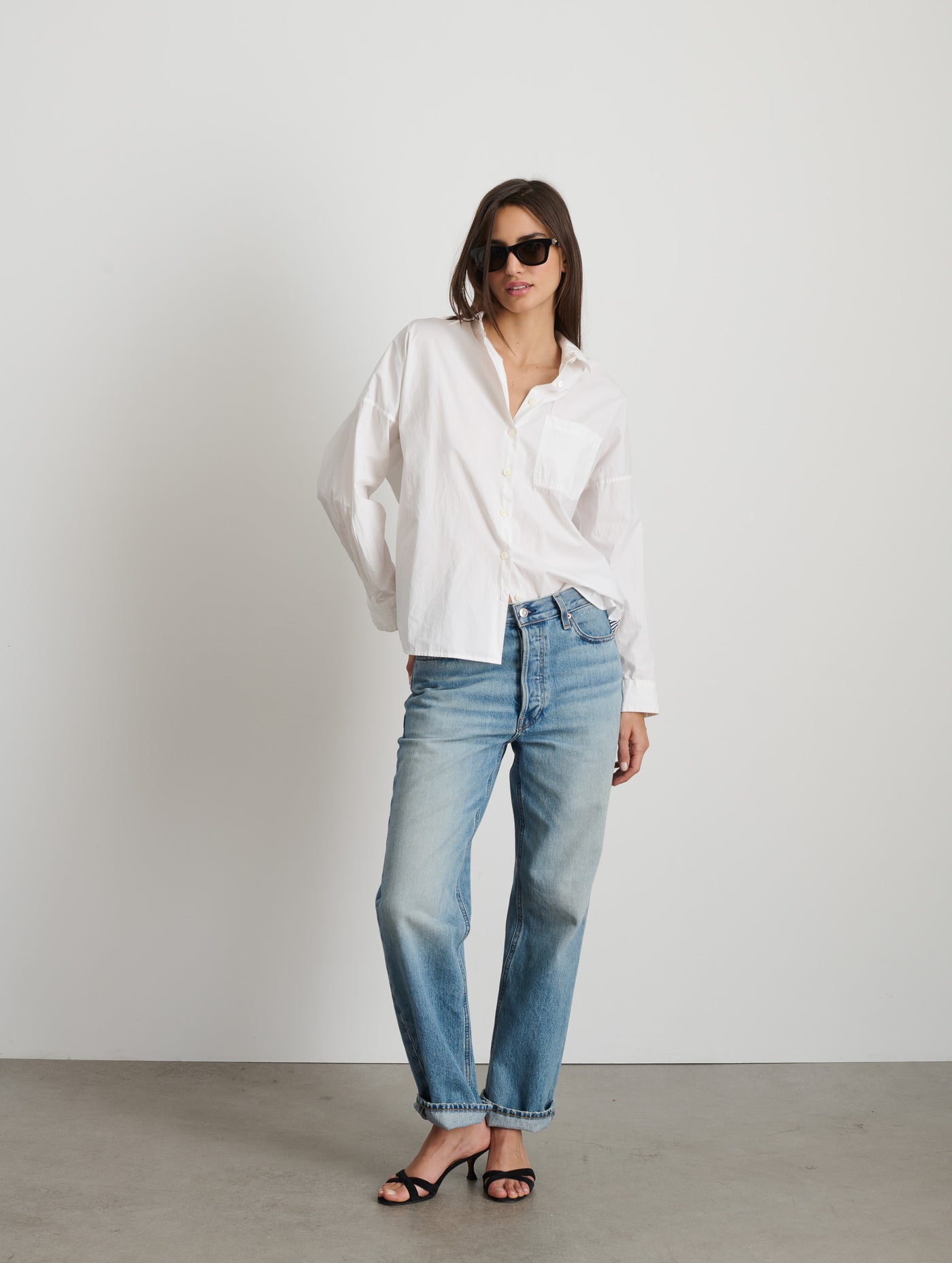 Jo Shirt In Cotton Poplin
