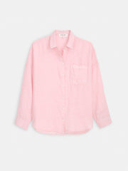 Jo Shirt In Linen In Marys Rose