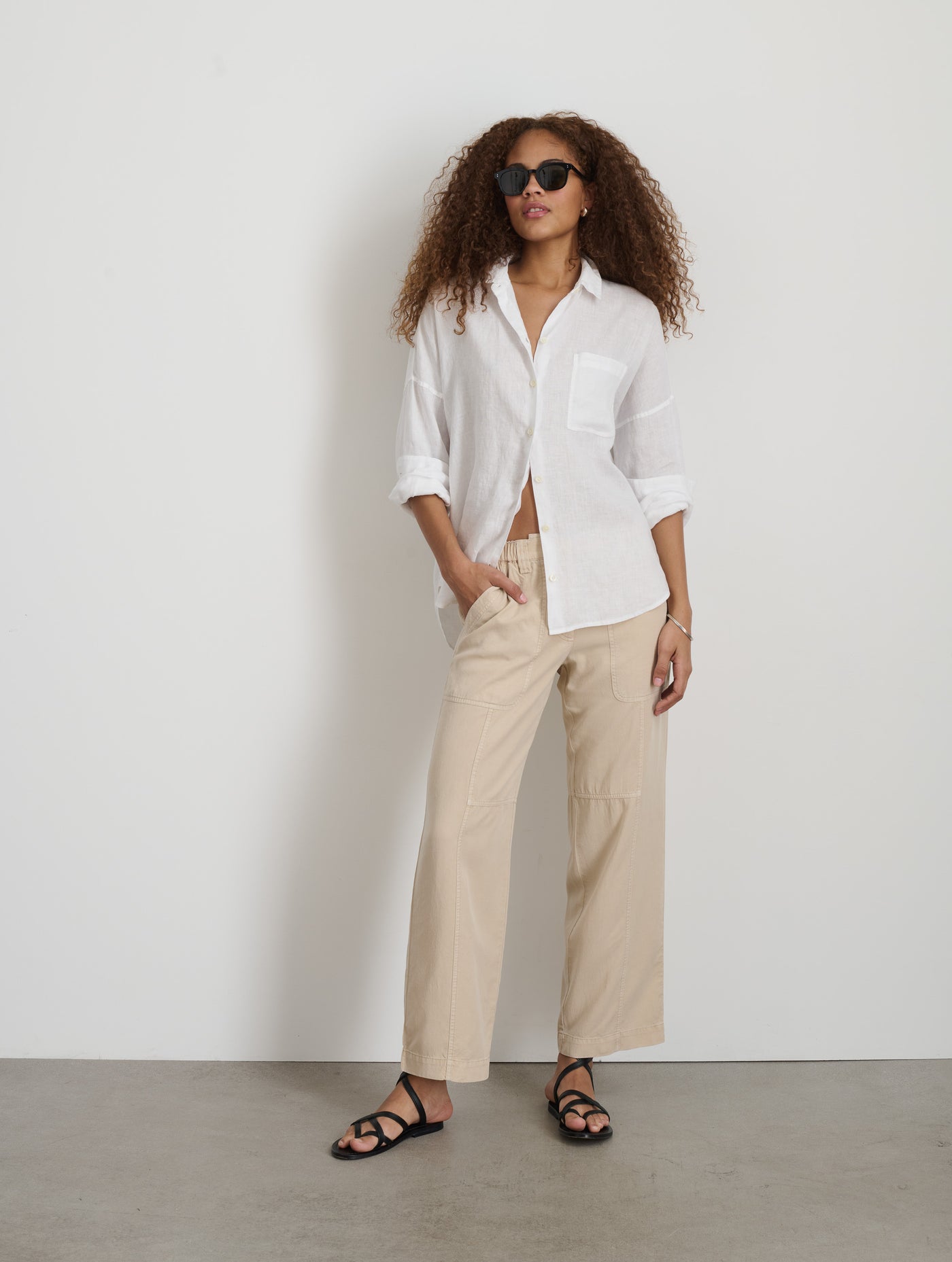 The Jo Shirt In Linen