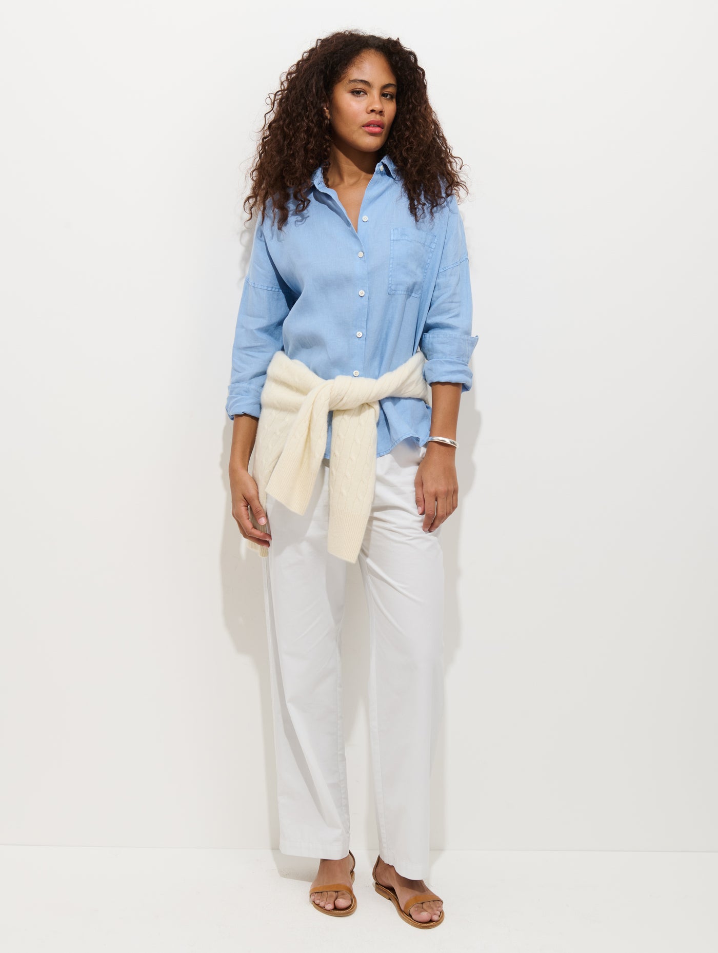 The Jo Shirt In Linen