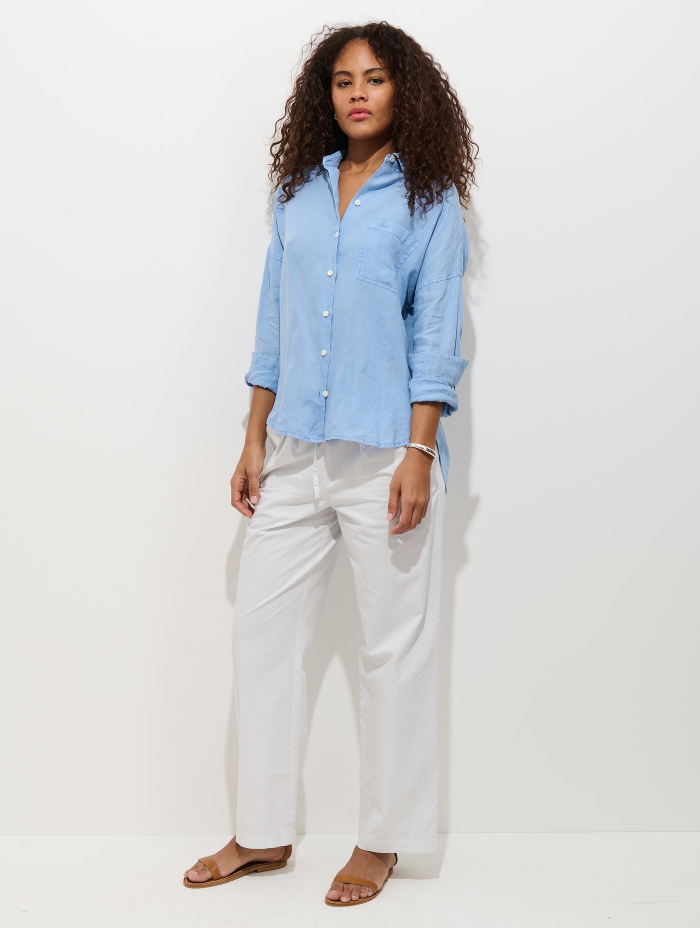 The Jo Shirt In Linen
