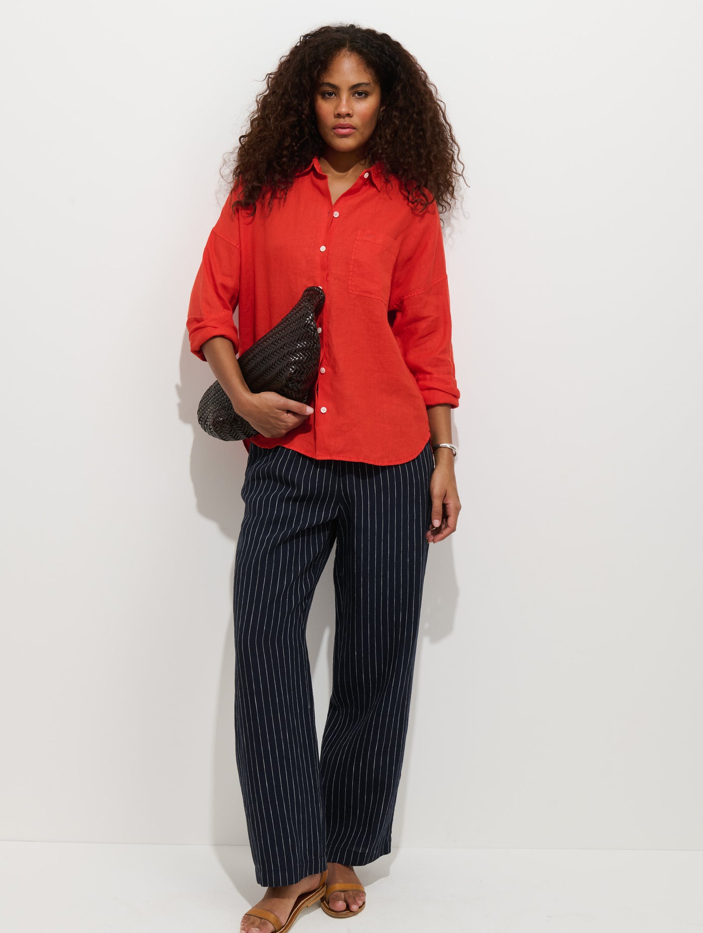 The Jo Shirt In Linen
