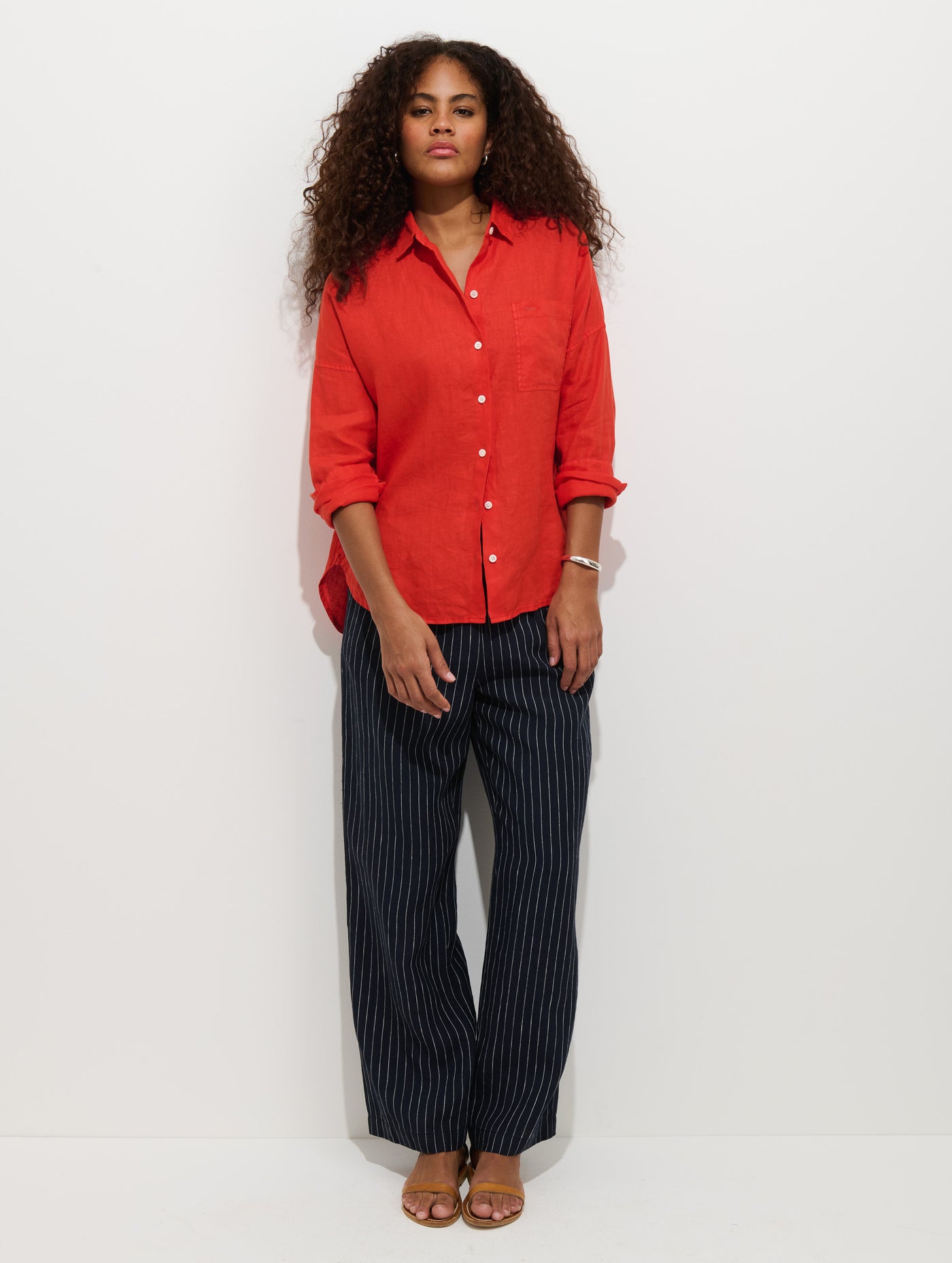 The Jo Shirt In Linen