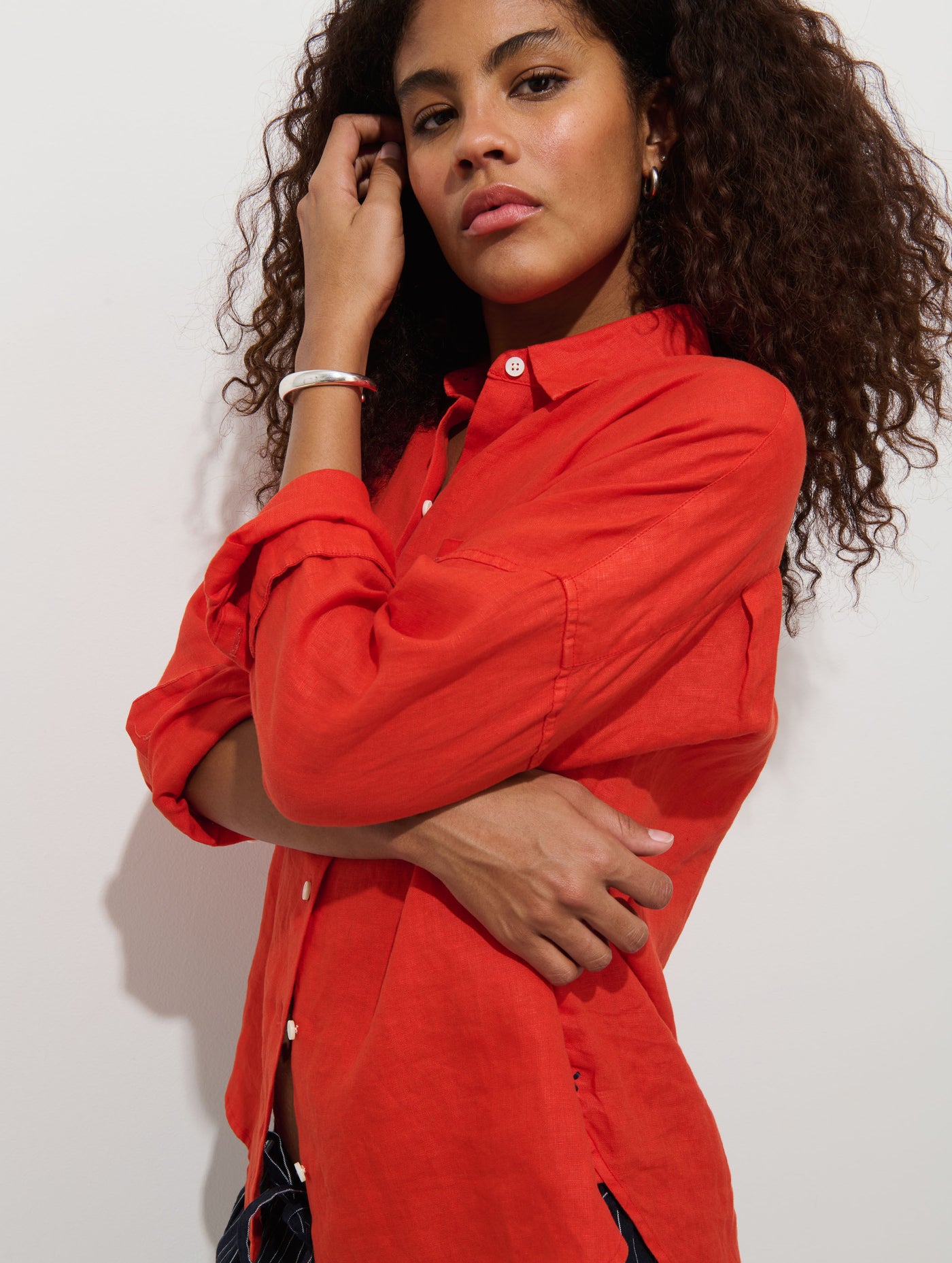 The Jo Shirt In Linen