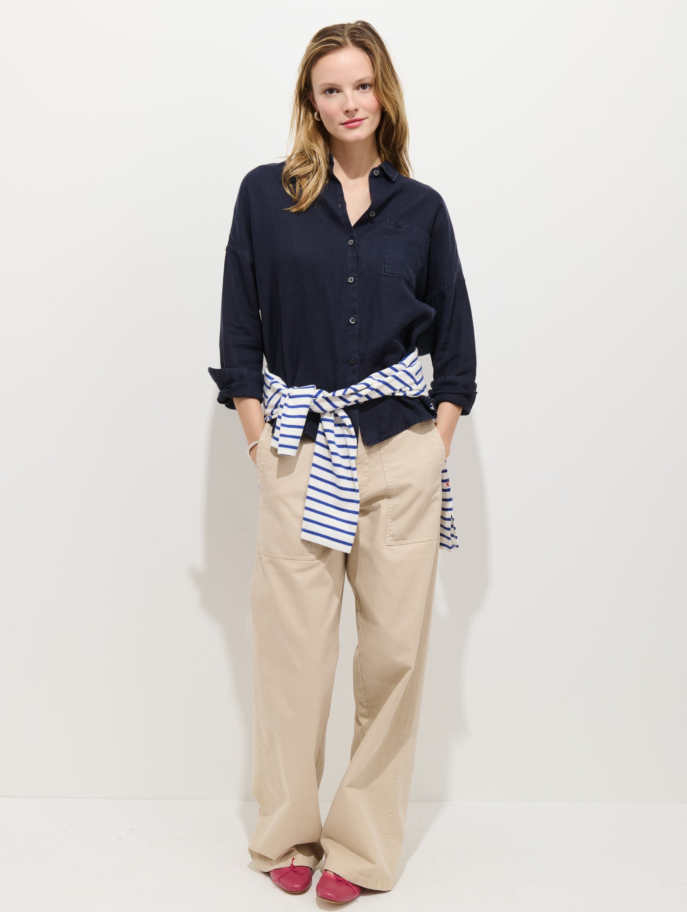 The Jo Shirt In Linen