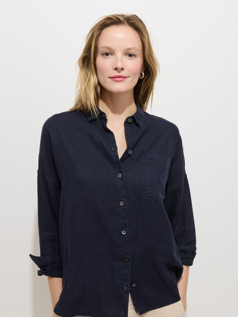 The Jo Shirt In Linen from Alex Mill - $175