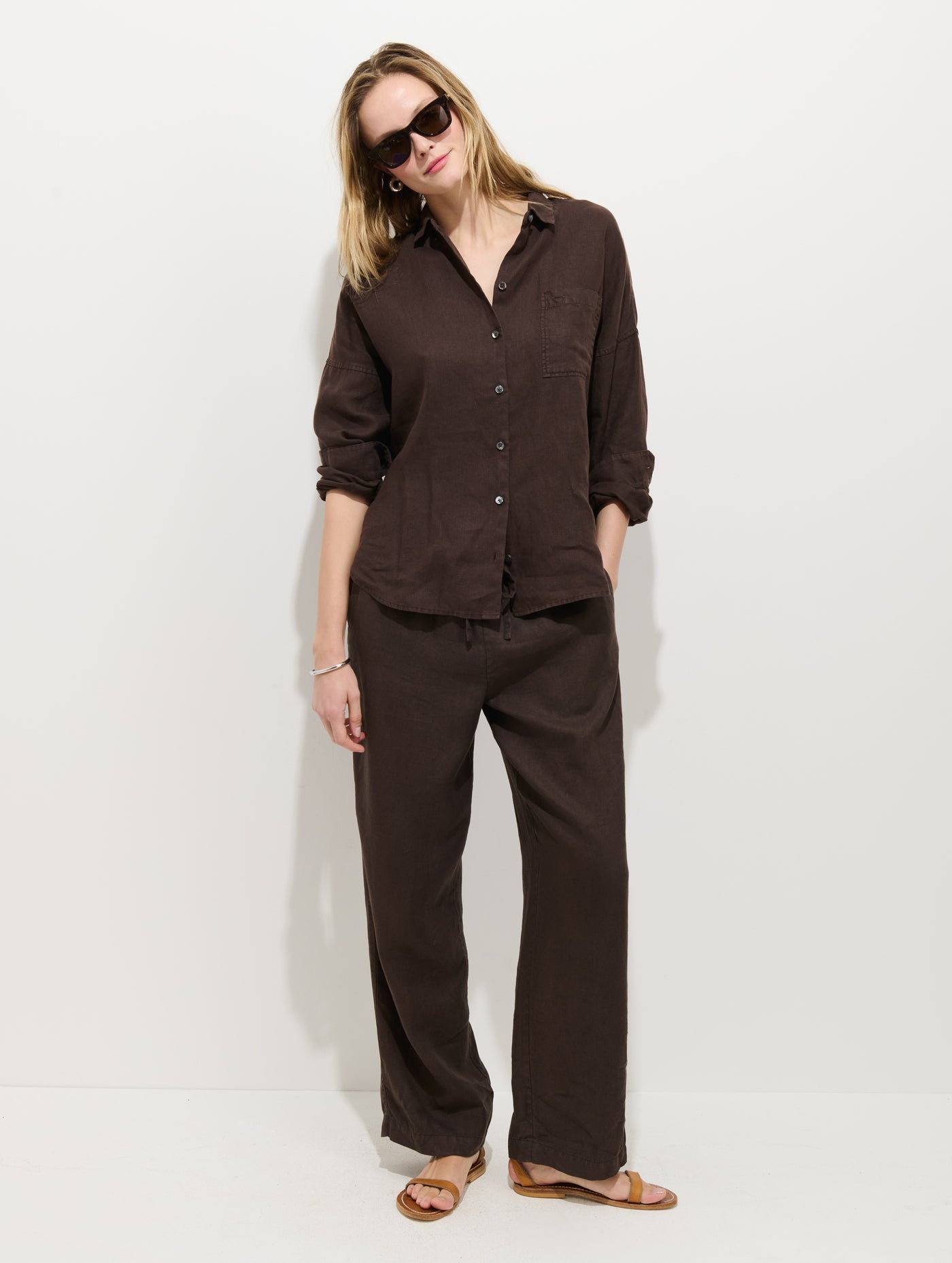 The Jo Shirt In Linen